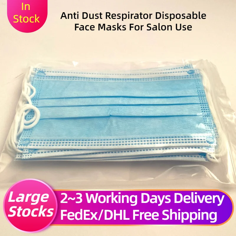 

Neitsi Anti-Virus Espirator Disposable Dust Face Masks Flue For Salon Use/Stylist FedEx Free Shipping 2~3 Days Flash Delivery