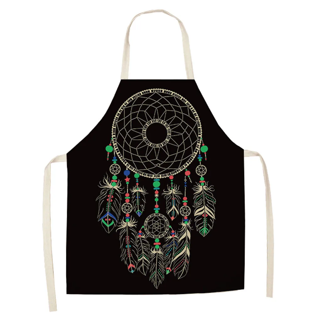 Kitchen Aprons Owl printed Women Men Girls Home Cooking Kitchen Print Adjustable Apron Male & Female Chef's Aprons New Drop Ship