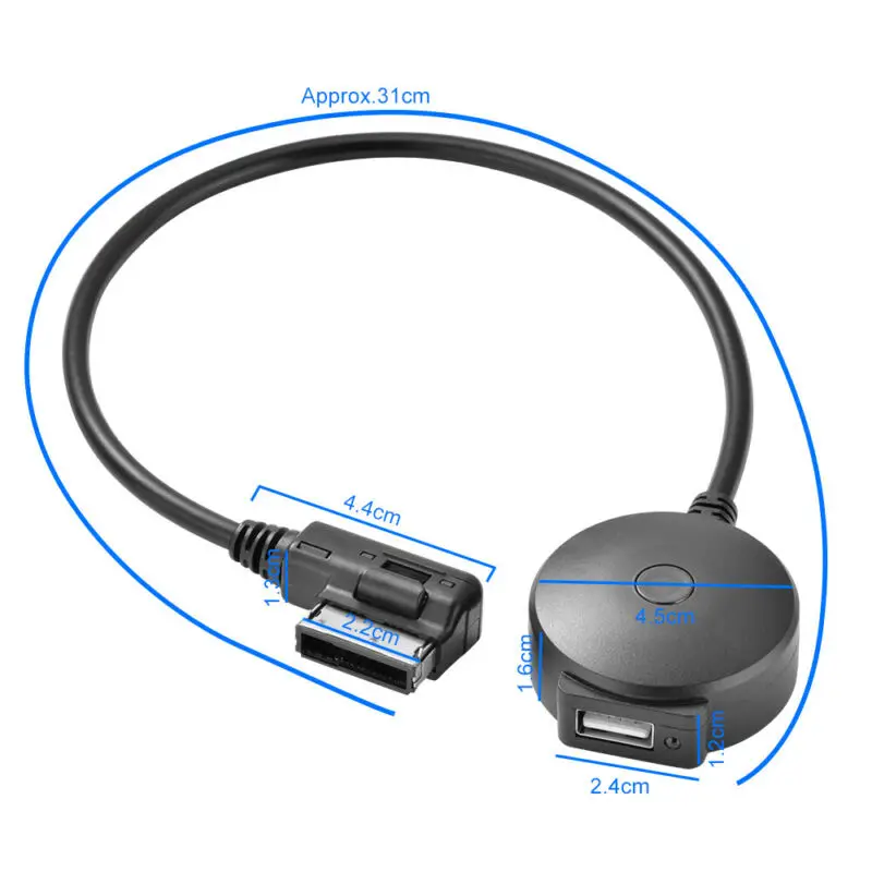 Беспроводной Bluetooth музыкальный адаптер аудио Aux USB кабель Шнур для Mercedes Benz Часть