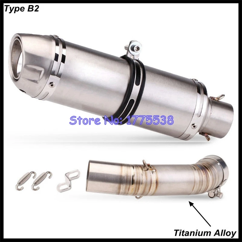 For KTM 250 390 Adventure 2020-2023 Motorcycle Exhaust Mid Link Pipe Titanium Alloy Connect Pipe Carbon Muffler for KTM 390 ADV - Image 4