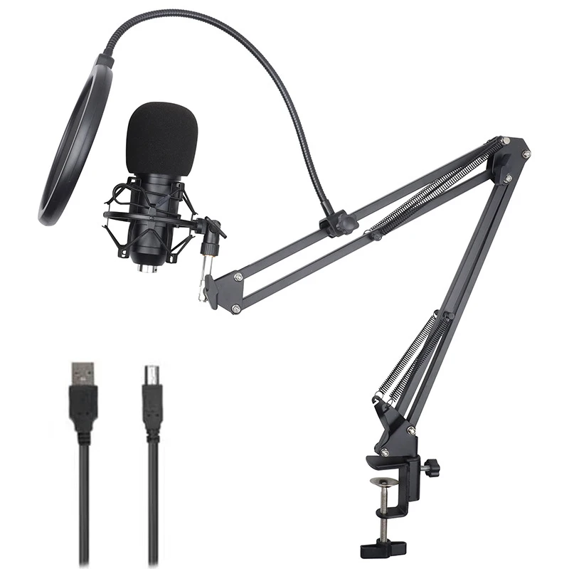 Soporte de brazo de tijera para micrófono, trípode Bm800, soporte de micrófono para escritorio con soporte Cantilever de araña, montaje Universal A prueba de golpes