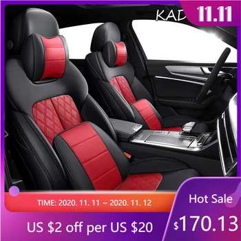 

KADULEE Custom Leather car seat covers For BMW 3/4 Series E46 E90 E91 E92 E93 F30 F31 F34 F35 G20 G21 F32 F33 F36