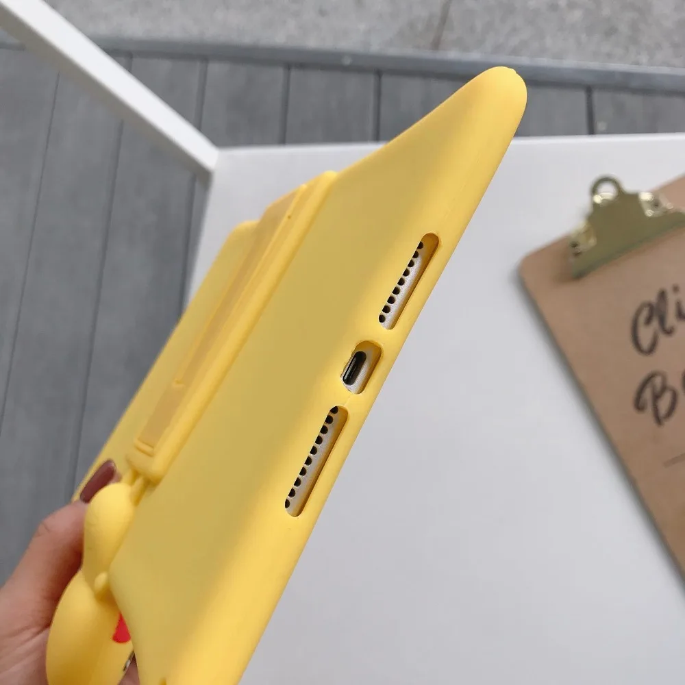 Супер милый детский чехол для iPad 9,7 модель A1822 A1823 A1893 чехол s противоударный мягкий силиконовый ПК подставка чехол+ ремень