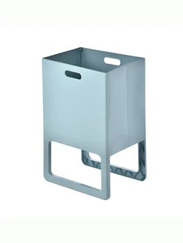 

Bathroom laundry basket foldable large capacity home Nordic dirty clothes storage bucket blue bas