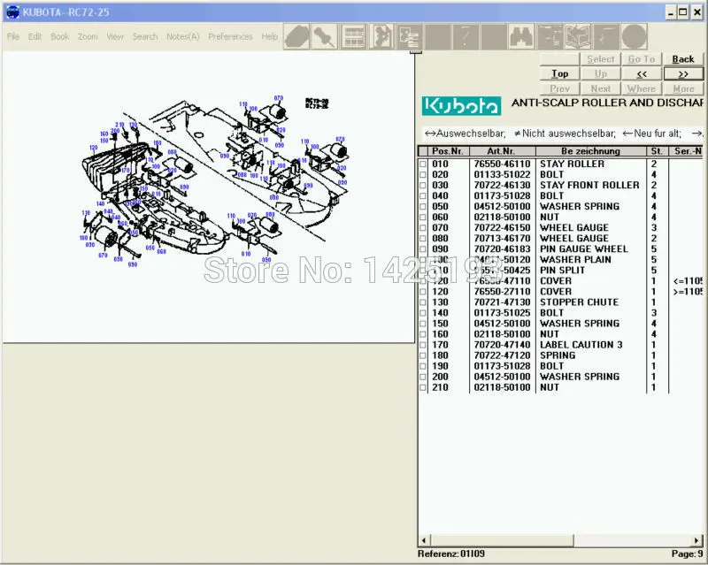 Каталог запчастей Kubota pare 2006|parts catalog|catalog partskubota parts |