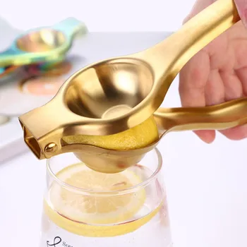 

Quality Stainless Steel Press Lemon Lime Orange Juicer Citrus Lemon Juicer Kitchen Bar Food Processor Gadget Handmade Tool #BL4