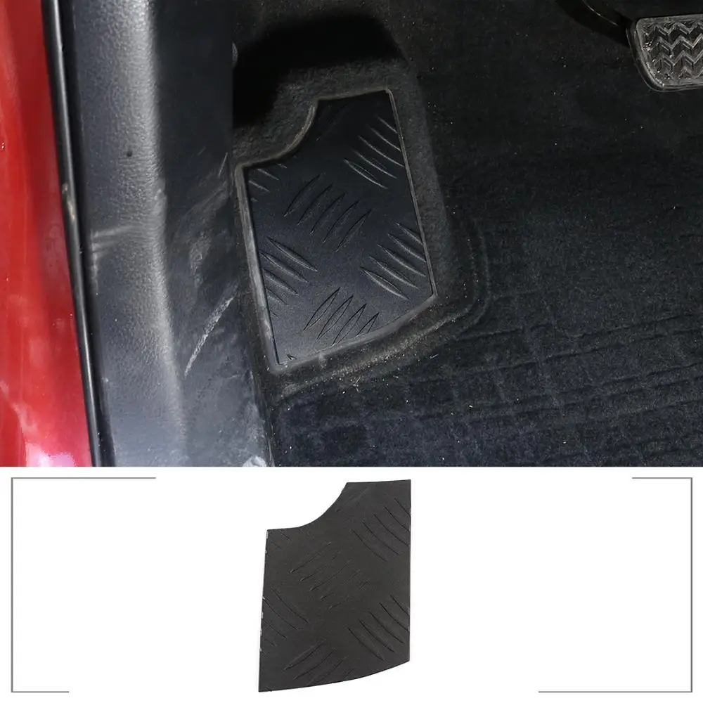 

For Toyota Tacoma 2016-2020 Aluminum Alloy Black Silver Rest Pedal Car Interior Accessories 1 Set