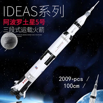

Apollo Saturns V Space Launch Rocket Model building blocks bricks Compatible 21309 DIY Educational toys Birthday Gifts