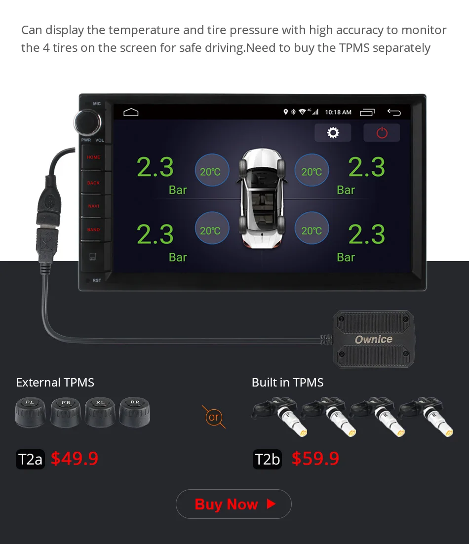 Clearance Ownice K3 K5 K6 Android 9.0 Octa 8 core Radio 2 DIN 4GB RAM 64GB ROM Universal GPS Radio WiFi Support 4G LTE Network DAB+ No DVD 26