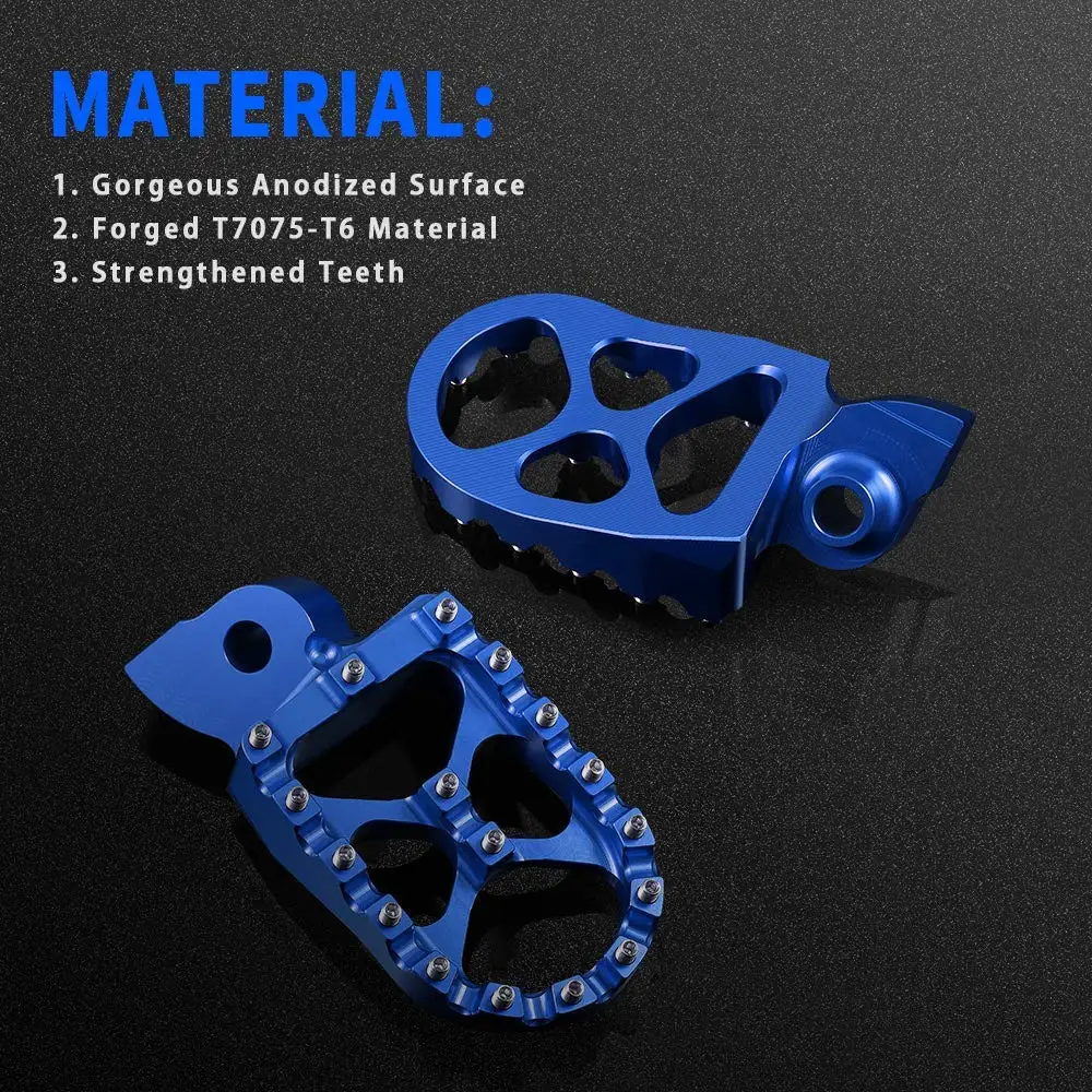 Подножки для ног подножки для педалей для Yamaha YZ85 YZ125 YZ250F YZ400F YZ450F YZ426F WR400F WR426F WR250F WR450F подножки