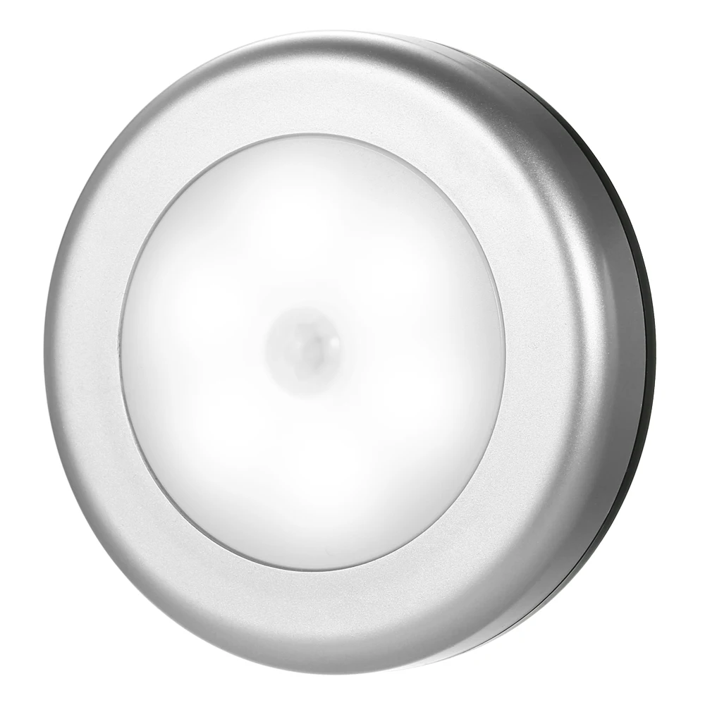 3/6 LED Night Light Magnetic Motion Sensor Cordless Wall Lamp with Double-Sided Adhesive Pad for Hallways Cabinet | Освещение