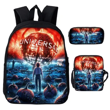 

High Quality TV stranger things Backpacks For Boys Girls Fans School Gifts Kids 3D Pattern School Bag Mochila small Backpacks