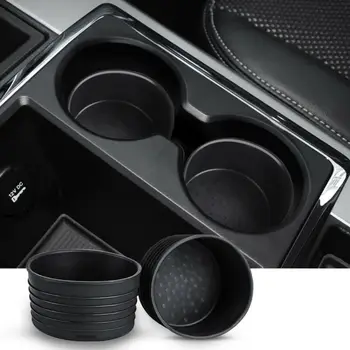 

2pcs Center Console Cup Holder Insert Organizer Bottle Storage Multifunction For Dodge Ram 1500 2500 3500 Car Accessories