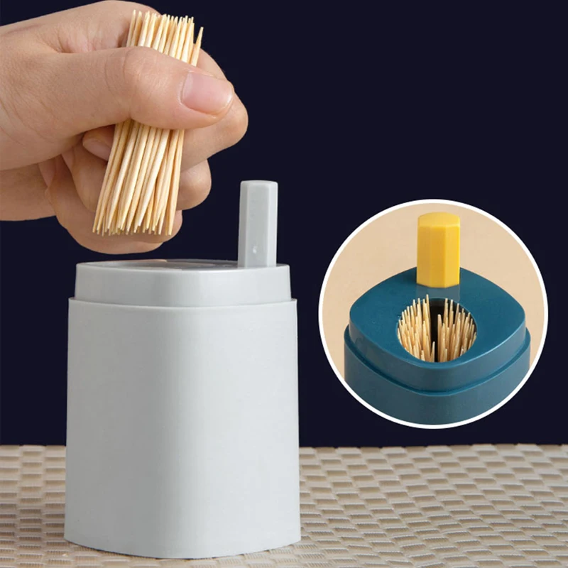 Q type pop up cotton swab cotton swab toothpick holder dispenser box