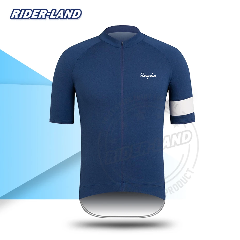 

Raphaing Cycling Clothing Men Summer Short Sleeve Jersey Racing Uniform MTB Team Clothes Triathlon Skinsuit Bike Breathable Wear