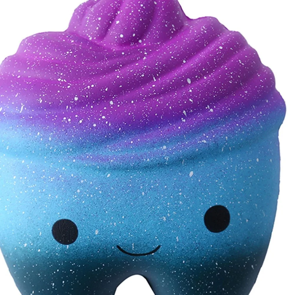 Забавные мягкие игрушки Smile Horse Unicorn Teeth squishies медленный рост мягкий сжимающий милый телефон ремешок с подвеской подарок игрушки для снятия стресса