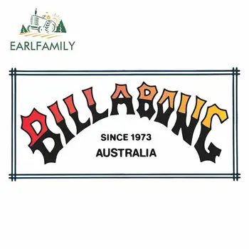 

EARLFAMILY 13cm x 6.5cm for Surfboard Sign Fine SUV Stickers Vinyl Car Sticker Car Styling Body for Car Waterproof Decal