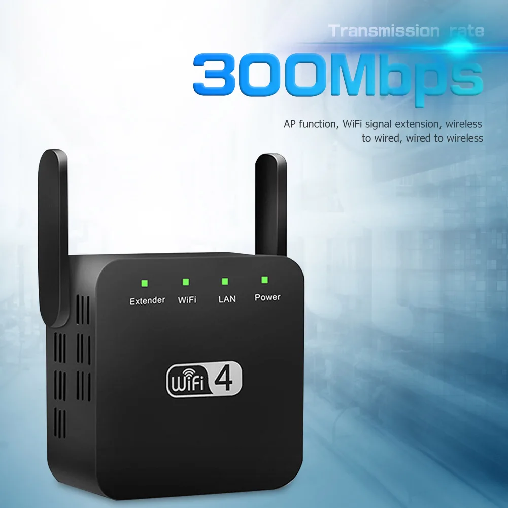 WD 611U Wi Fi ретранслятор 2 4 ГГц 300 Мбит/с расширитель беспроводной сети усилитель WiFi