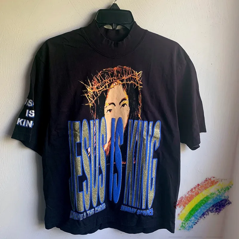 3D Foam Oversized AWGE JESUS IS KING T 