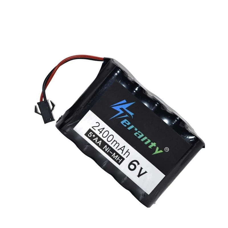 Teranty 6v 2400mah аккумуляторная батарея+ зарядное устройство для RC игрушечного автомобиля лодки пистолет Танк грузовик поезд RC модели-роботы 6v Ni-MH аккумулятор