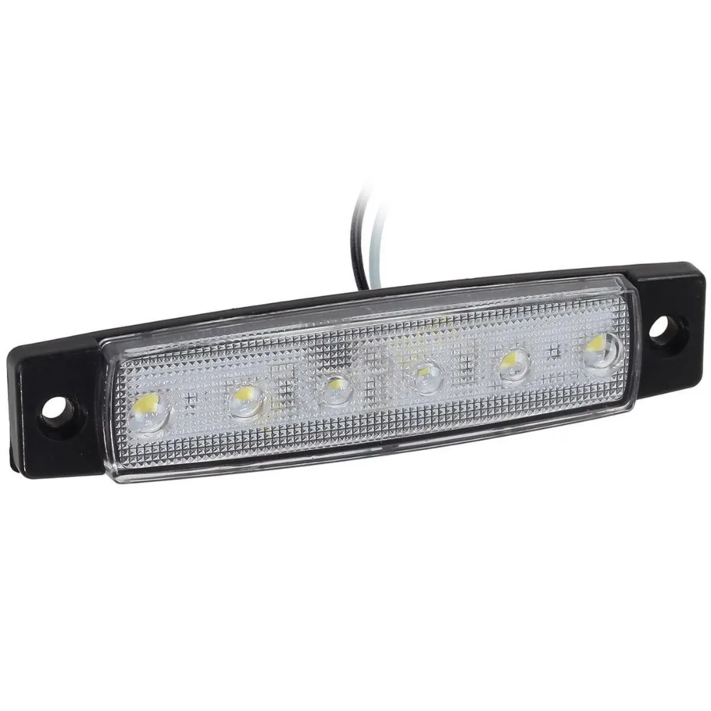 Car External Lights LED 12-24V 6 SMD LED Auto Car Bus Truck Lorry Side Marker Indicator low Led Trailer Light Rear Side Lamp Car External Lights LED 12-24V 6 SMD LED Auto Car Bus Truck Lorry Side Marker Indicator low Led Trailer Light Rear Side Lamp