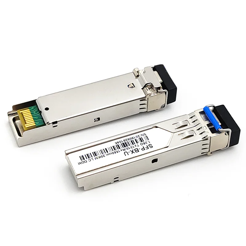 1,25 ГБ/сек. 20 км LC sfp Волокна Горячие Подключаемый модуль BiDi 1310nm/1550nm 20 км WDM модулем программирования в производственных условиях LC коммутатор совместим