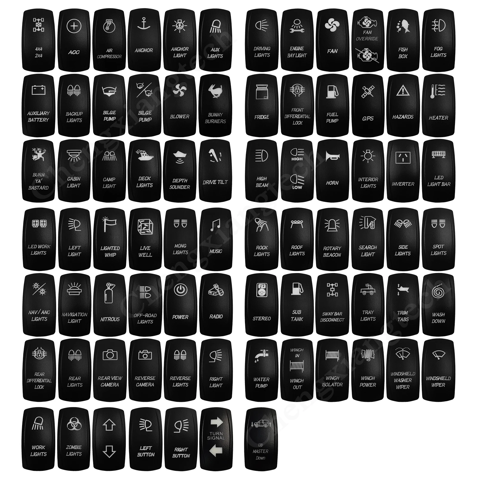 MOTORS Automotive ROCKER SWITCH COVER CAP ACTUATOR REMOVAL TOOL PLASTIC