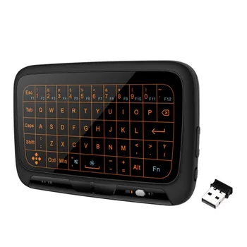 

H18+ Wireless Air Mouse H18 Plus Mini Keyboard Full Touch 2.4GHz Keyboard Touchpad with Backlight For TV For PS3