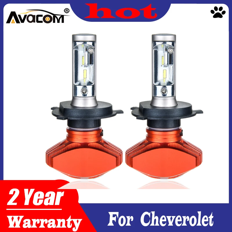 Avacom 2 шт. H4 H7 светодиодный автомобиль лампа H3 H11/H8/H9 H1 9005/HB3 9006/HB4 HIR2 CSP 6500 к супер