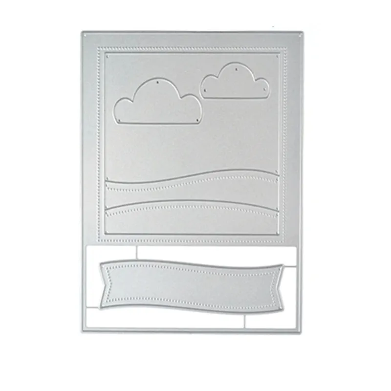 

2019 DIY New Layered Metal Cutting Dies and Scrapbooking For Paper Making Grand Photo Mat Background Embossing Frame Card Craft
