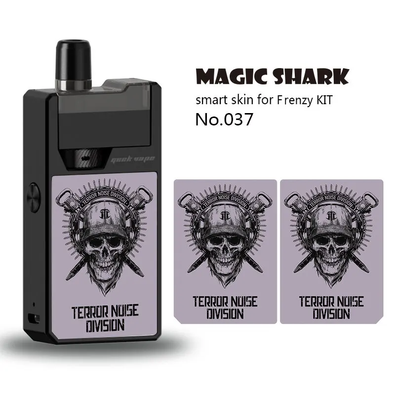 Magic Shark череп ковбоя панк водонепроницаемый чехол из ПВХ пленка Pod наклейка для