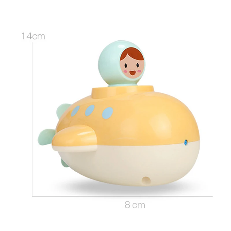 1Pcs Fashion Hot Child Baby Bathing Bath Water Spray Toys Funny Swimming Plane Wind Up Toy for Kids Best Gifts