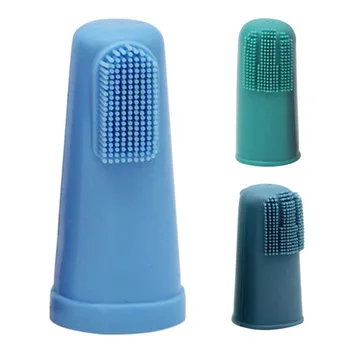 

Rubber Pet Finger Toothbrush Dog Toys Silicone Glove For Dogs And Cats Clean Teeth Pet Dental Care Accessories