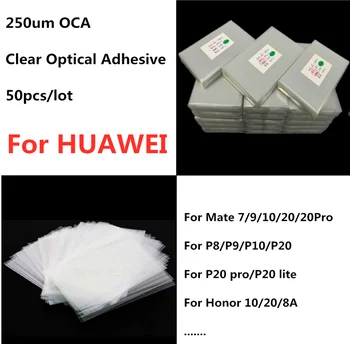 

200PCS OCA glue Optically Clear Adhesive for Huawei P8 P9 P10 P20 PRO LITE Ascend Mate 7 9 10 20 30 PRO Honor 8 10 P8 Max
