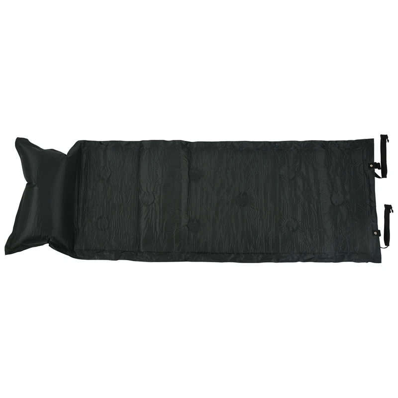 183 * 57 * 2.5cm Waterproof Automatic Inflatable Self-Inflating Damp Proof Sleeping Pad Tent Air Mat Mattress with Pillow for Ou