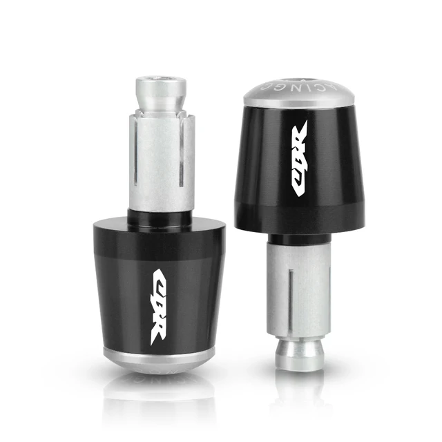 For Honda CBR 600 400 900 650 150 125 300 500 929 954 1000 250 R/RR/F/XX Motorcycle 22mm Handle grips handlebar grip ends Plug black sliver