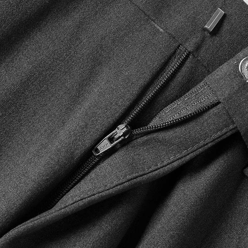 Zogaa 2019 New Summer Autumn Male Trousers Mens Korean Version Slim Feet Straight Suit Pants Cotton Smart Casual Male Suit Pants
