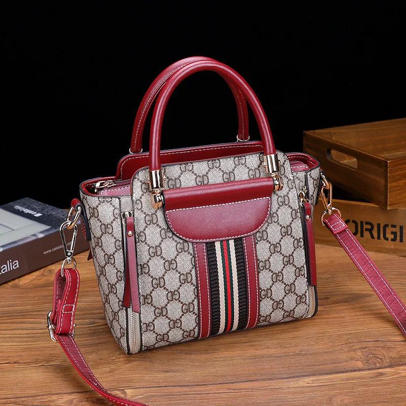 

2019 New Style Handbag Embossed Shoulder Oblique Bag WOMEN'S Bag Europe And America Celebrity Style WOMEN'S Bag