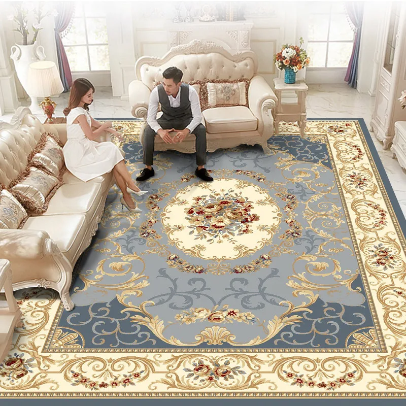 Traditional Non Slip Rugs Large Living Room Carpet Rug Runner Soft Carpets Mat 