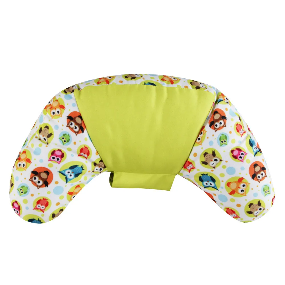 Kids Car Seat Travel Neck Pillow Soft Neck Support Cushion Car Seat Belt  Cover Cushion Pillow