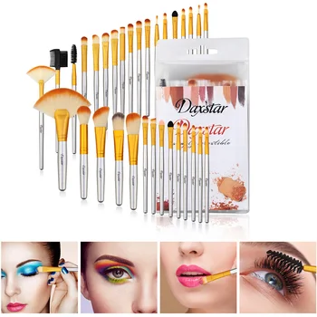 

32pcs Wooden Makeup Brush Set For Make Up Tool Eye Brush Beauty Tools Fan Powder Eyeshadow Contour Beauty Cosmetic Colorful