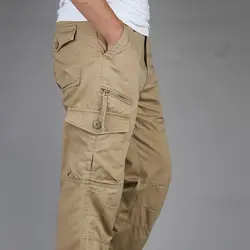 Мужские брюки, тактические военные армейские черные хлопковые Ix9 на молнии уличная Осенняя брюки-карго мужские брюки в стиле милитари 2019
