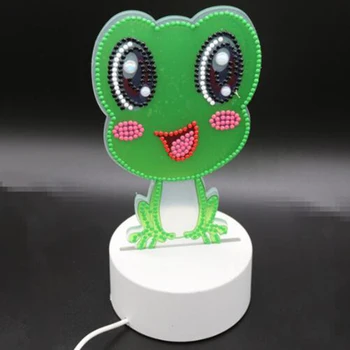 

DIY LED Shaped Diamond Painting Lamp Animal Parrot Butterfly Diamond Embroidery Household Table Lamp Bedroom Night Light LP090