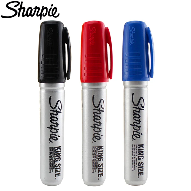 4colors/Lot Sharpie 32000 Fine Marker Pen Twin Tip Markers Quick Dry Ink  Smooth Writing for Office,Laboratory,Industrial