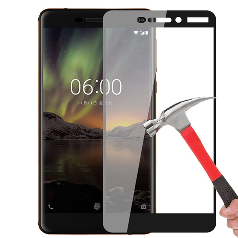 9H закаленное стекло для Nokia 7 Plus Защита экрана для Nokia 2 2,1 3 3,1 Защитное стекло для Nokia 5 5,1 6 6,1