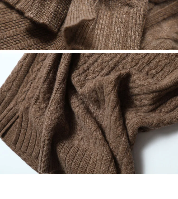 Chun zhuang kuan Cashmere Wool Skirt Women's Mid-length Slit Skirt Slim Fit One-step Skirt Explicit Thin Pure Cashmere Wool Knit