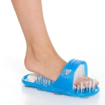 

1pc Foot Beauty Brush Slipper Feet Massage Pedicure Tool Exfoliating Spa Shower Remove Dead Skin Foot Brush Slipper Scrubber