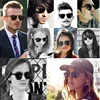 Real Glass lens UV400 men women Sunglasses 3016 retro driving Sun glasses Luxury desig Brand Rivet Design Goggles Elegant Female ► Photo 3/5