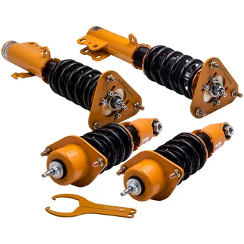 

Twin-Tube Damper Coilover Suspension Kits for Scion tC 2007-10 Adj. Height 24 Ways Adj. Damper Shock Absorber Front Rear Mount