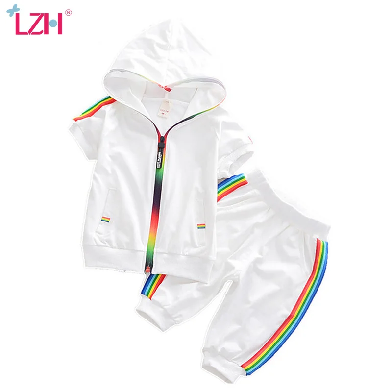 Special Price Children Clothing Suit Outfit Girls-Sets LZH Baby-Boys Summer Kids Pant Spring for Top 16W1G53a